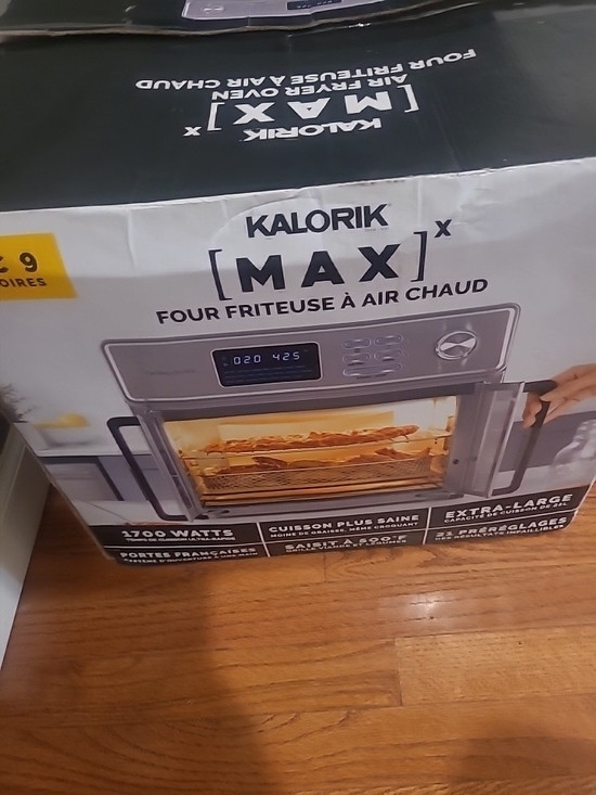kalorik Other - KALORIK MAX Air Fryer Oven - Stainless Gray
